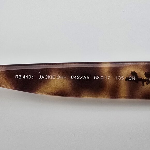 Ray-Ban RB4101 642/A5 Jackie Ohh Polished Havana Sunglasses Frame Italy 58mm main image 5